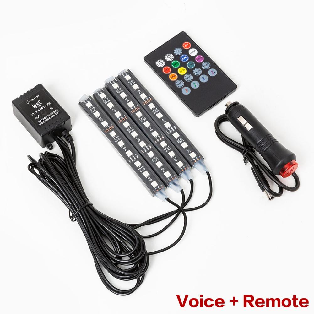 12v автомобильный RGB светильник