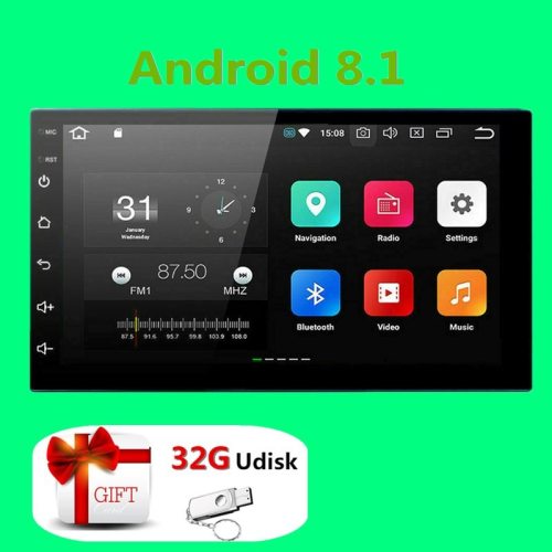 Cdcr008 2din Android Car Multimedia Player Gps Navigation 2 Din Hd Autoradio Wifi Usb Fm 2