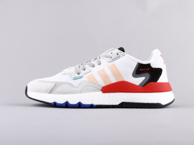 adidas Nite Jogger white and gules by aclotzone
