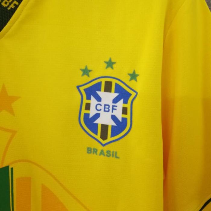 Brazil 1994 retro classic home soccer jerseys