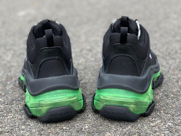 Balenciaga Triple-S Black green