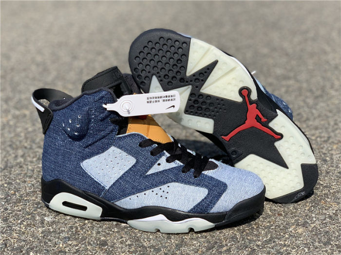 Air Jordan 6 “Washed Air Jordan 6 ‘’Washed Denim” by shootjerseys