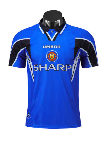 Manchester United Retro Soccer Jersey 1996 away by aclotzone