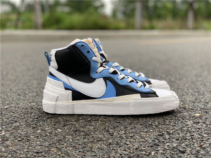 Sacai x Nike Blazer Mid Gold Navy by shootjerseys