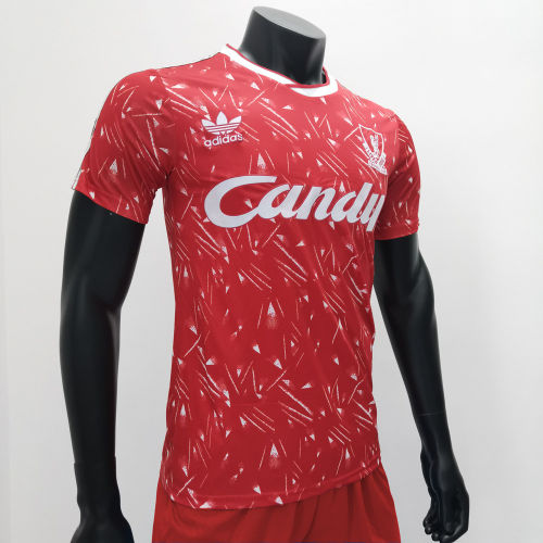 Liverpool 1989/1991 Home Retro Soccer Jerseys