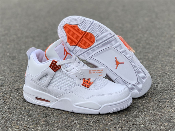 Air Jordan 4 “University orange” by shootjerseys