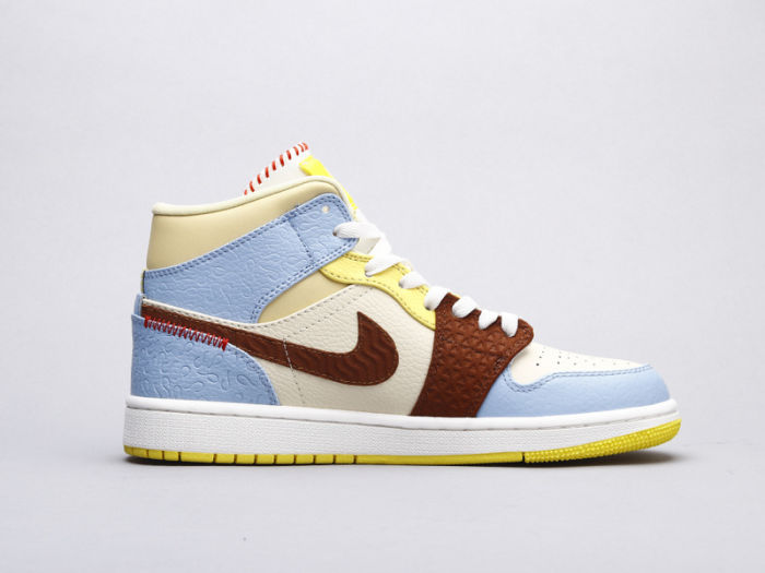 NIKE Air Jordan 1 Fearless African style by aclotzone