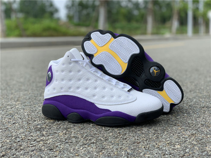 Air Jordan 13Retro“Lakers Rivals” by shootjerseys