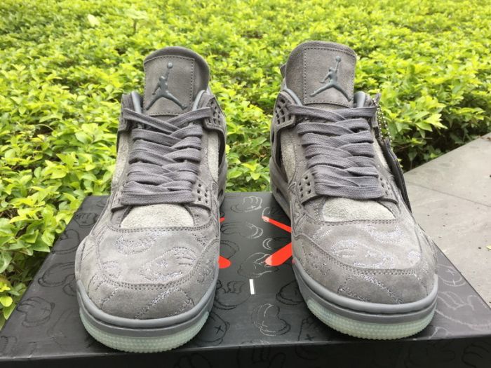 KAWS x Air Jordan 4 “Cool Grey” by shootjerseys