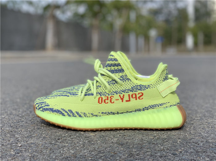 Adidas Yeezy 350 V2 Boost Semi Frozen Yellow by shootjerseys