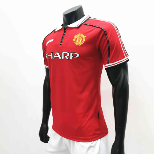 Manchester United 1998/1999 Home Retro Soccer Jerseys