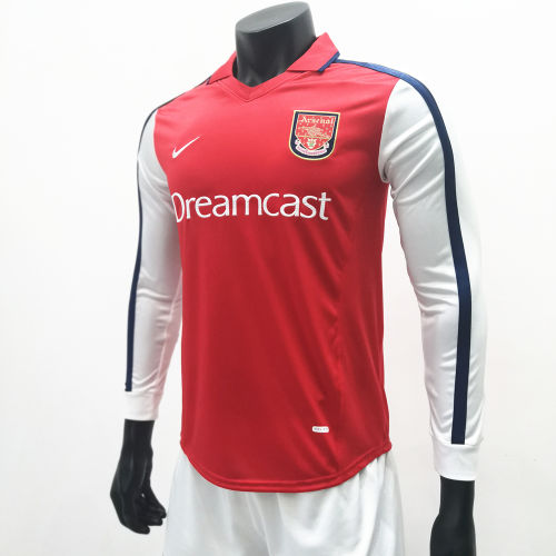 Arsenal 1999/2000 Home LS Retro Soccer Jerseys