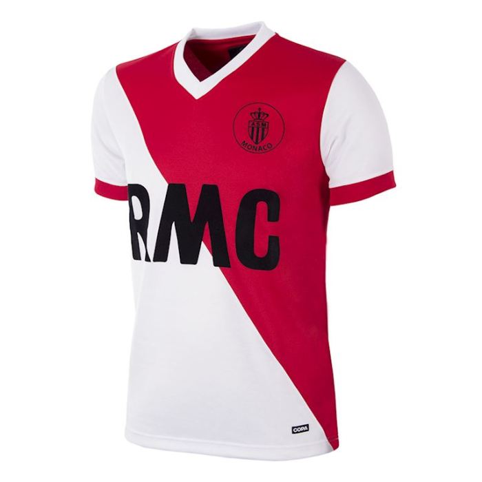 AS Monaco 1982-84 Home Retro Soccer Jersey
