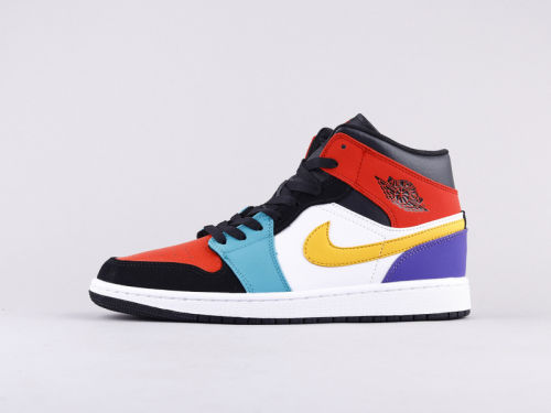 NIKE Air Jordan 1 mid Splicing by aclotzone