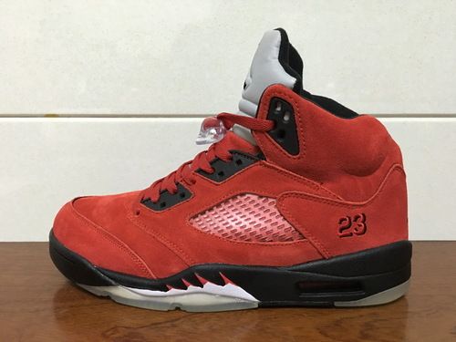 Air Jordan 5 Retro Red Suede by shootjerseys