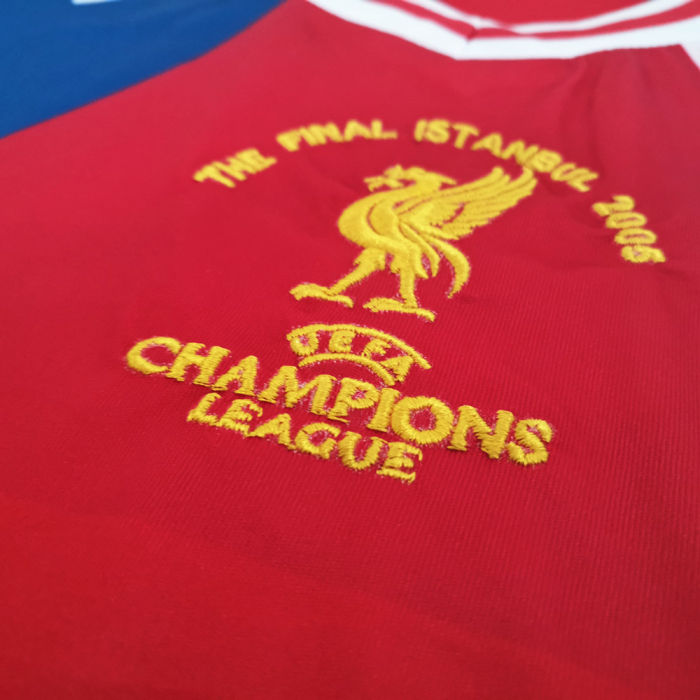 Liverpool The Final Istanbul 2005 Retro Commemorate Shirt