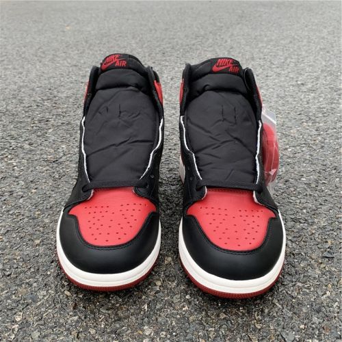 Air Jordan 1 Bred Toe by shootjerseys