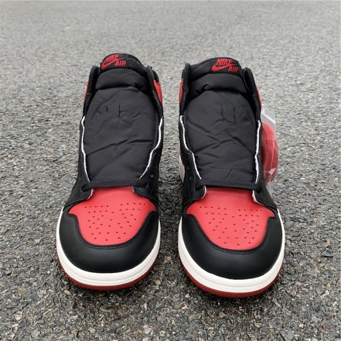 Air Jordan 1 Bred Toe by shootjerseys