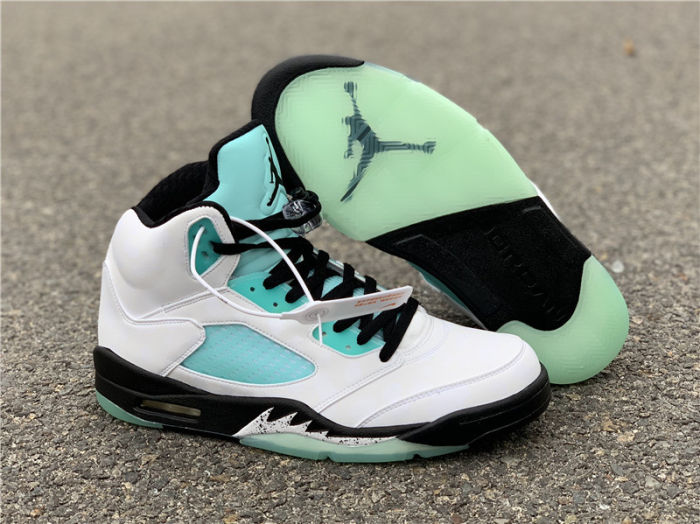Air Jordan 5 “Island Green” by shootjerseys