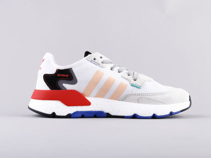 adidas Nite Jogger white and gules by aclotzone