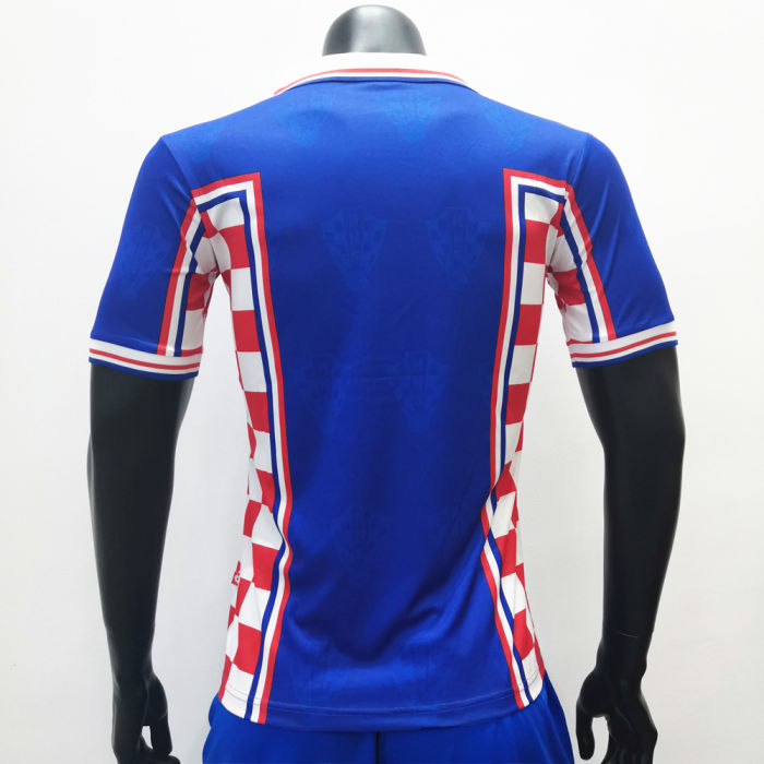 Croatia 1998 Away Retro Soccer Jerseys