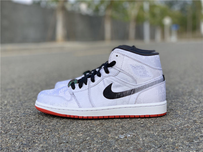 Edison Chen x Air Jordan 1 Mid “Fearless” by shootjerseys