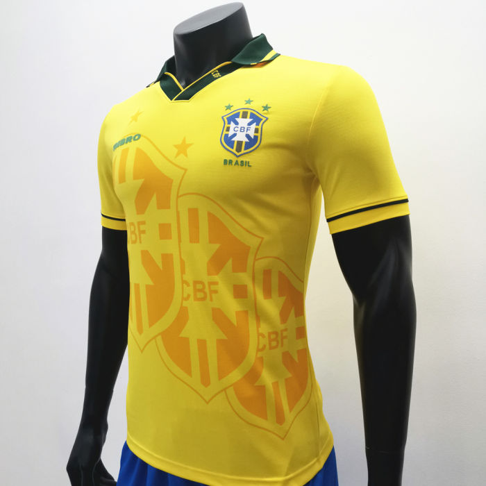 Brazil 1994 Home Retro Soccer Jerseys