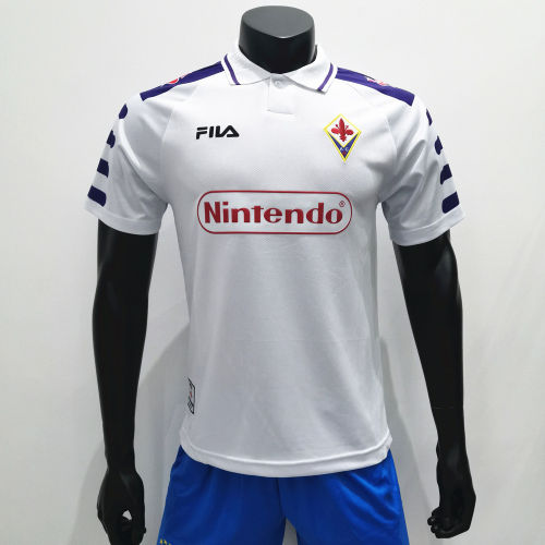 Fiorentina 1998/1999 Away Retro Soccer Jerseys