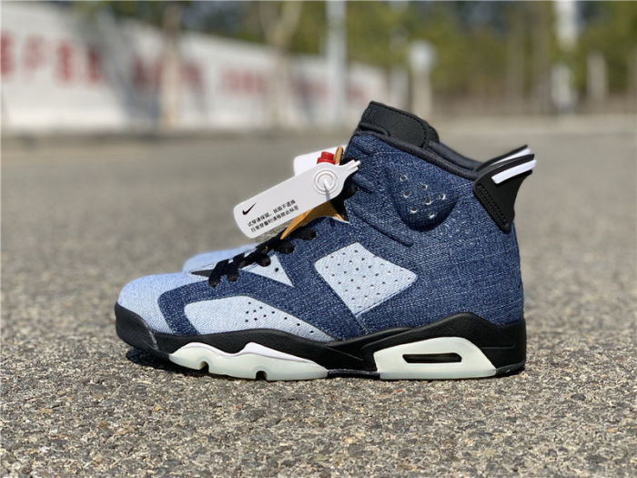 Air Jordan 6 “Washed Air Jordan 6 ‘’Washed Denim” by shootjerseys