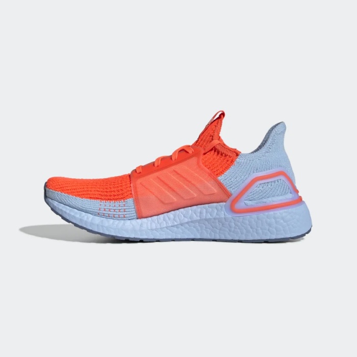ULTRABOOST 19 SHOES(SOLAR RED / SOLAR RED / GLOW BLUE)