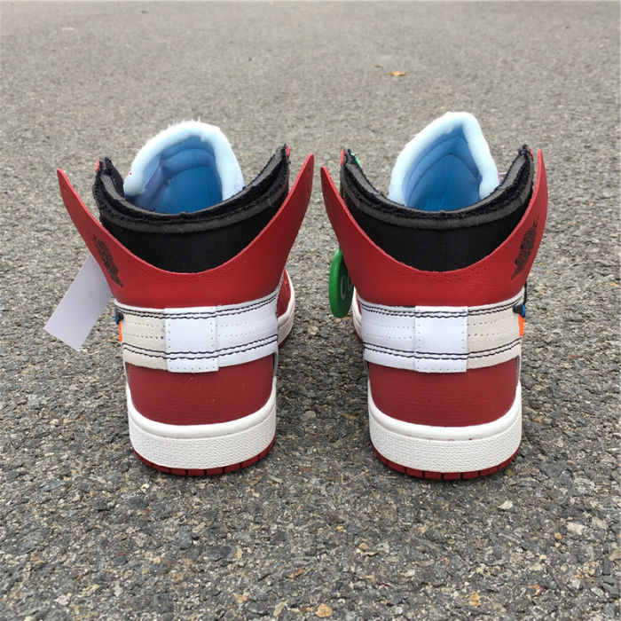 Air Jordan1 Retro High Off-White Chite Chicago The Ten by shootjerseys