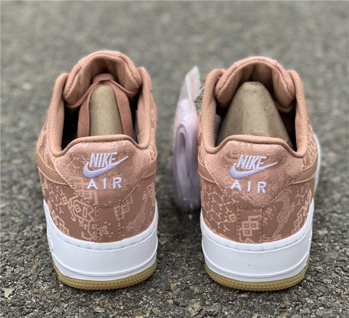 CLOT x Nike Air Force 1 Low “Rose Gold” by shootjerseys