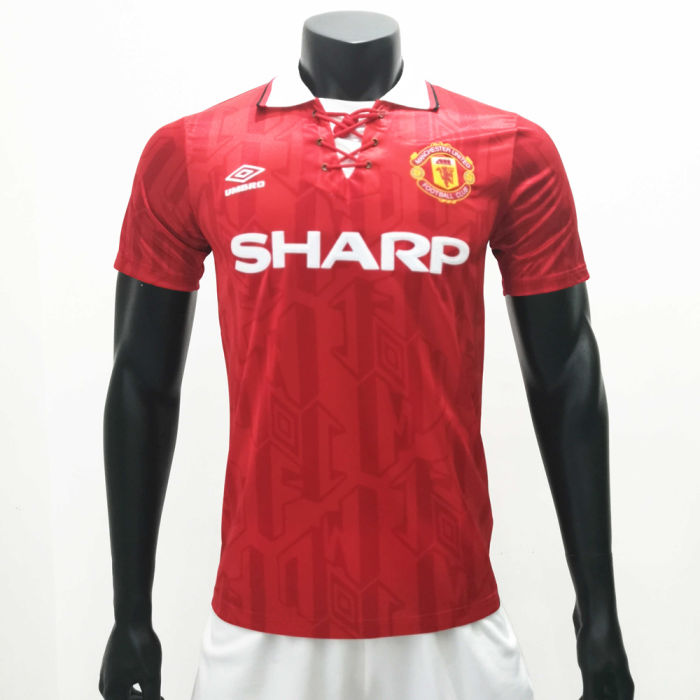 Manchester United 1992/1994 Home Retro Soccer Jerseys