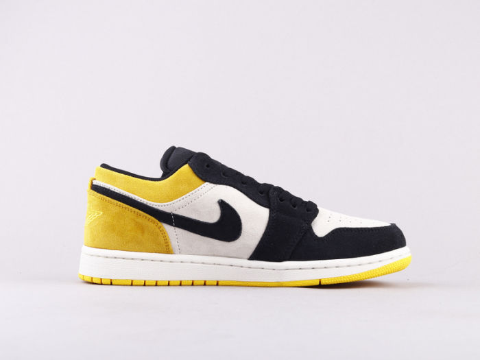 NIKE Air Jordan 1 Black yellow by aclotzone