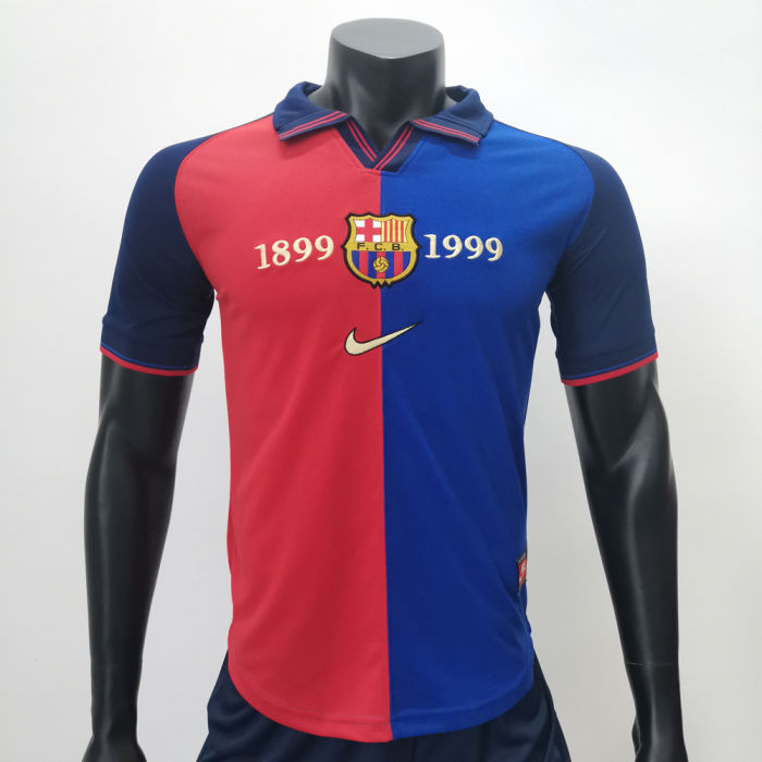 Barcelona 1999/2000 Centenary Home Retro Jerseys