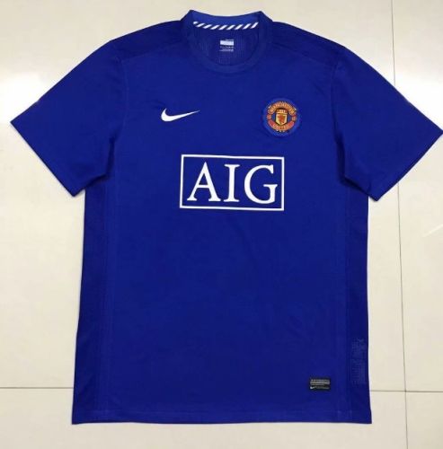 Manchester United 2007/2008 Retro Classic away  soccer Jersey