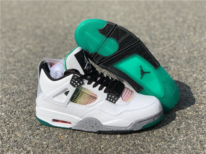 Air Jordan 4 REetro Lucid Green by shootjerseys