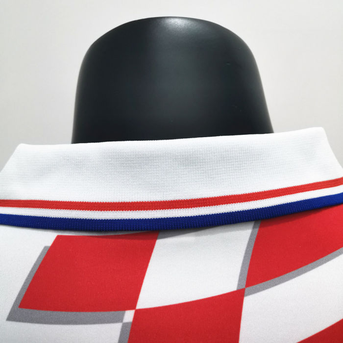 Croatia 1998 Home Retro Soccer Jerseys