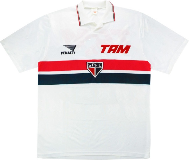 1994 Sao Paulo Retro Home  Soccer Jersey Shirt