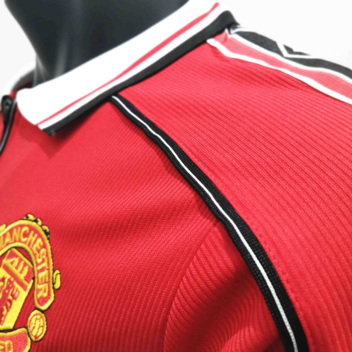 Manchester United 1998/1999 Home LS Retro Soccer Jerseys