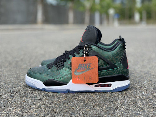 Air Jordan 4 blackish green by shootjerseys