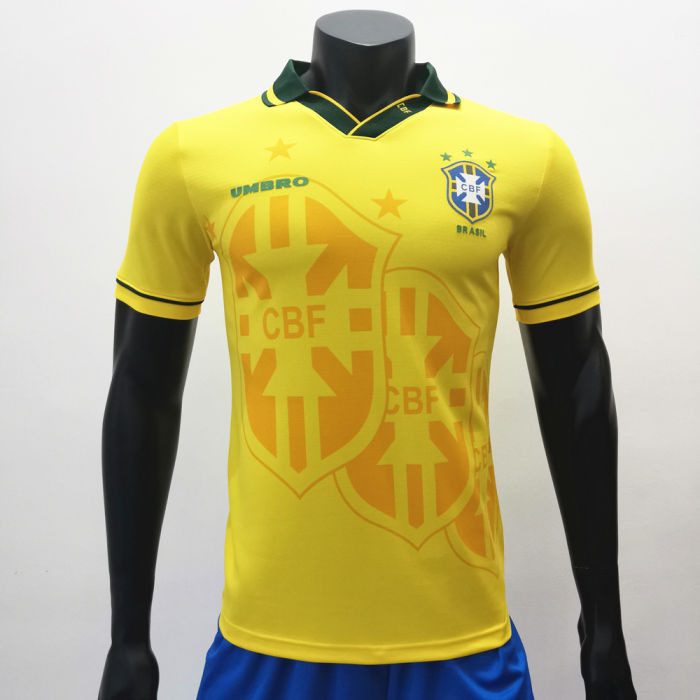 Brazil 1994 Home Retro Soccer Jerseys