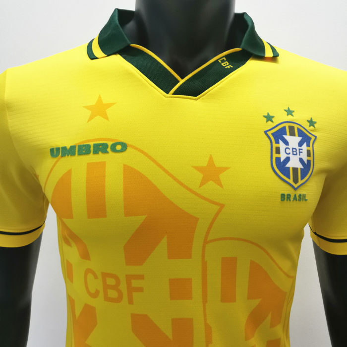 Brazil 1994 Home Retro Soccer Jerseys