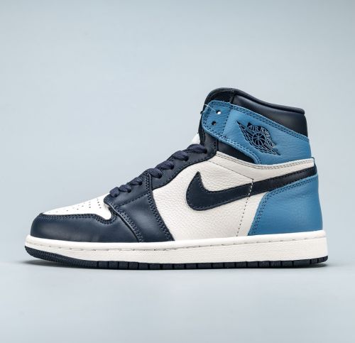 Jordan 1 Retro High Obsidian UNC