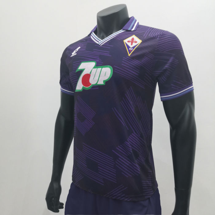 Fiorentina 1992/1993 Home Retro Soccer Jerseys