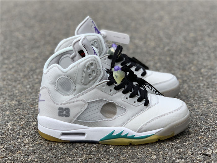 Air Jordan 5 AJ5 x Off-white ow by shootjerseys