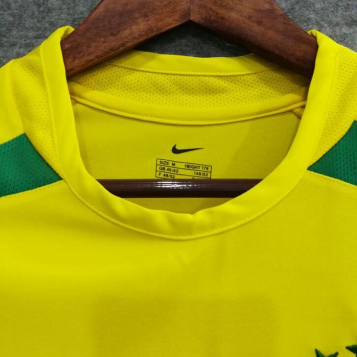 Brazil 2002 retro classic soccer jerseys