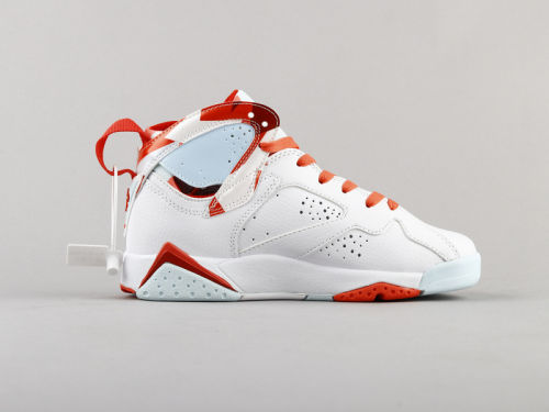 NIKE Air Jordan 7 White pink by aclotzone
