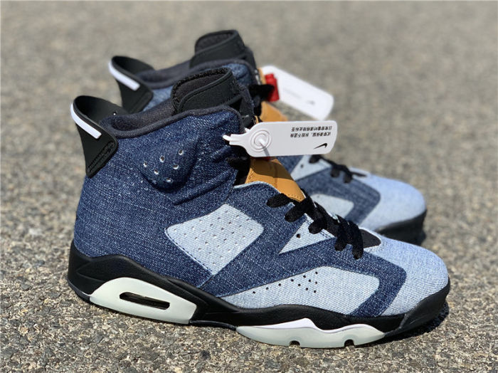 Air Jordan 6 “Washed Air Jordan 6 ‘’Washed Denim” by shootjerseys