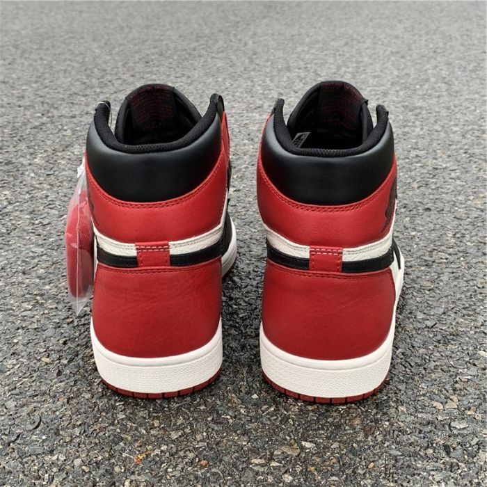 Air Jordan 1 Bred Toe by shootjerseys